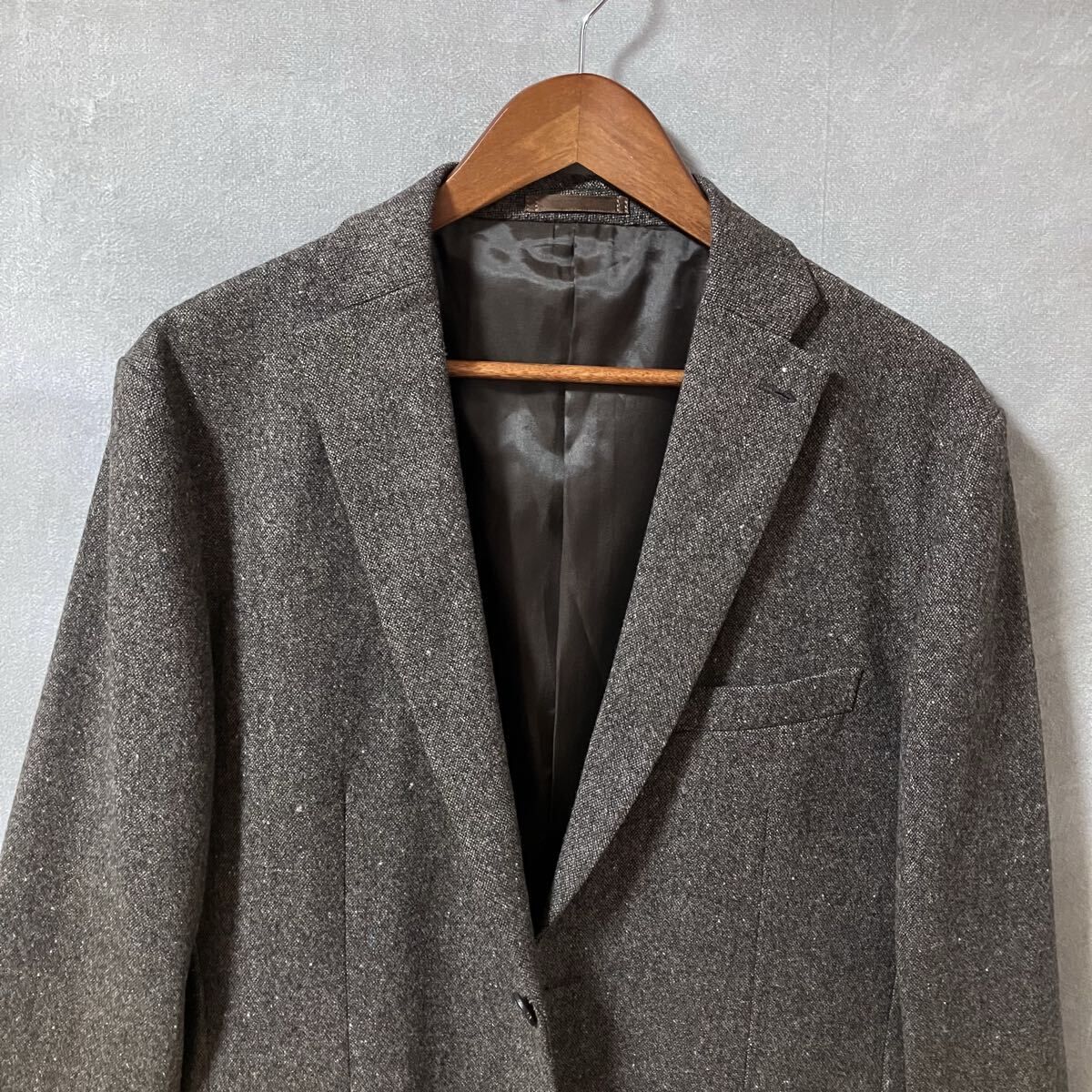 アクアスキュータム ツイード ツィード コート ジャケット ウール