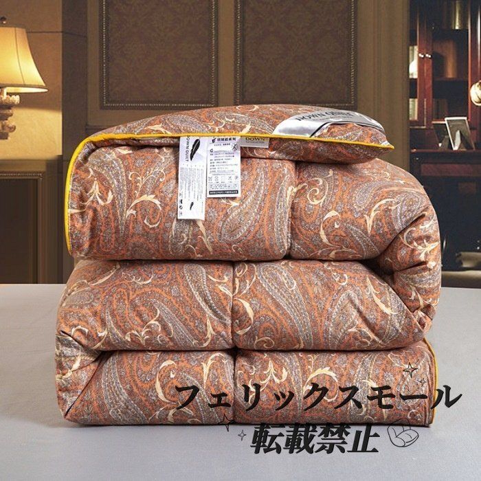 羽毛掛け布団　シングル 秋冬羽毛布団シングル3.5kg ホワイトダックダウン95％ ロング冬
