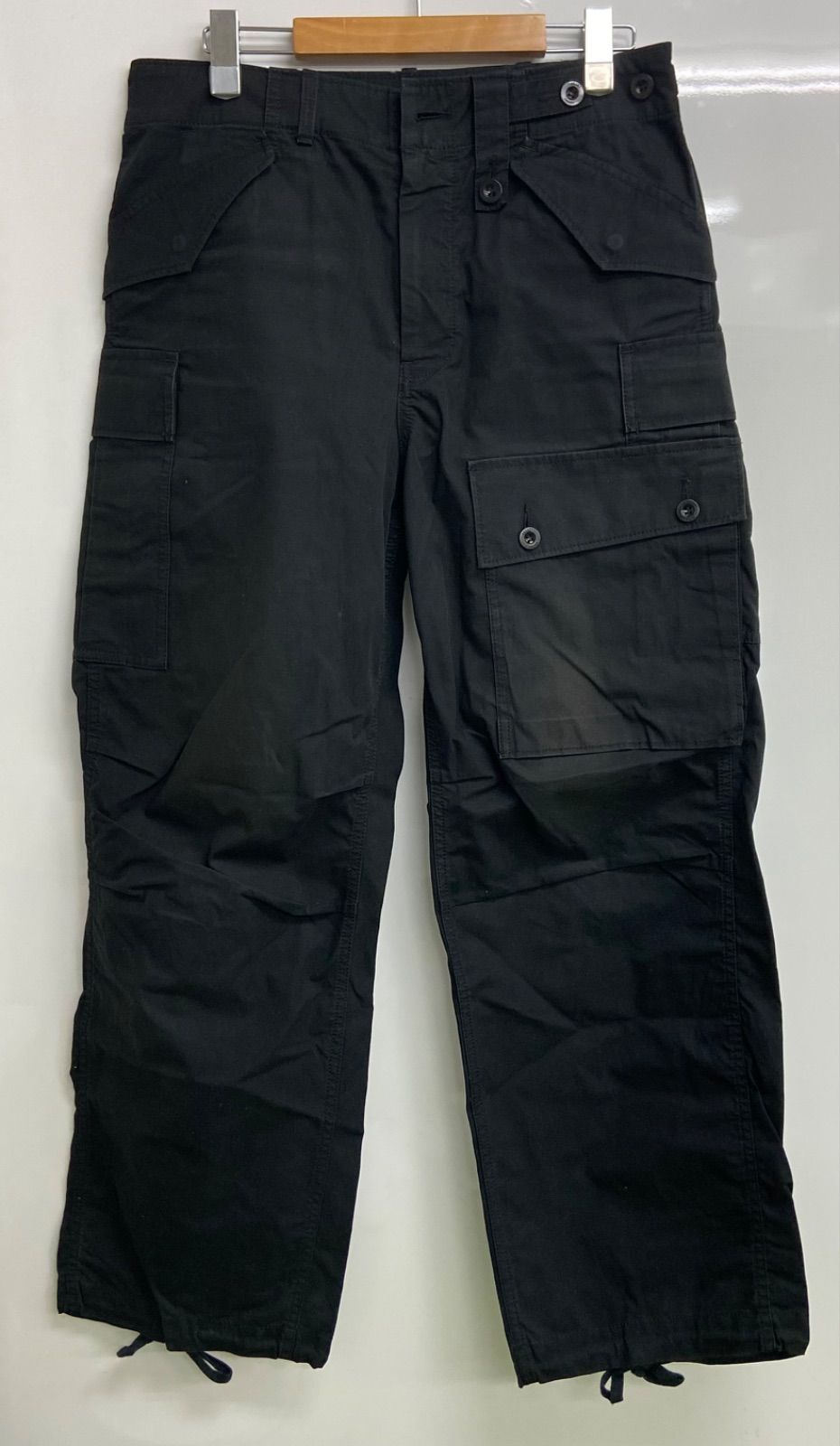 sacai cotton oxford pants サカイ コットン オックスフォードパンツ カーゴパンツ ブラック 20AW トラウザース ME68-2548