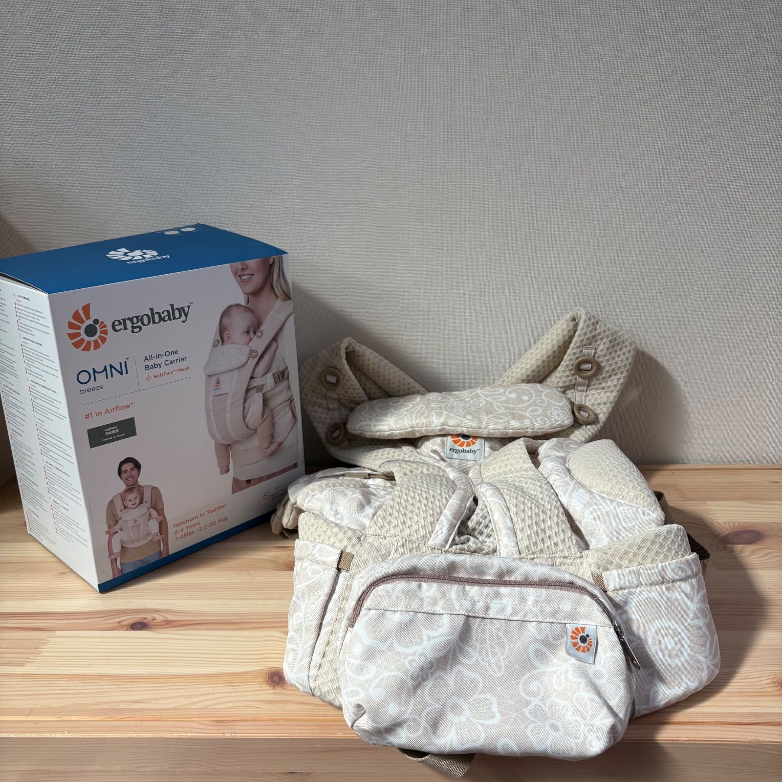 Ergobaby OMNI breeze エルゴベビー オムニ ブリーズ フラワー 抱っこ紐
