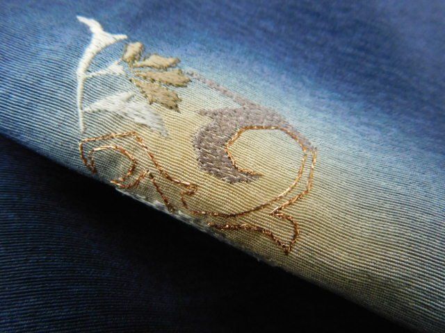 お買い得　高価着物 楽布特選〕P28995 モダン シック 刺繍 付下げ袷 bc - メルカリ