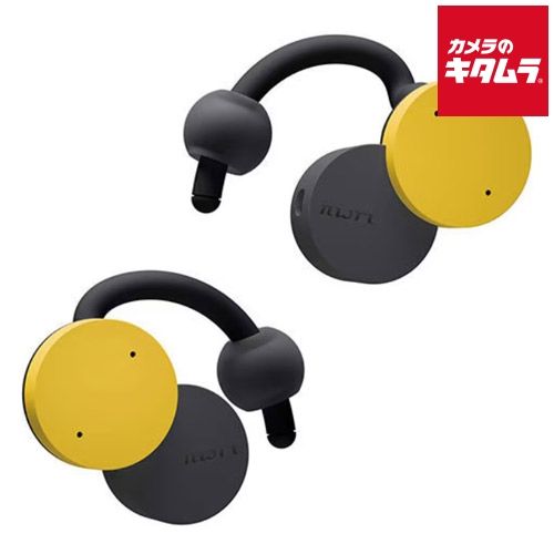 nwm DOTS オープンイヤー型 完全ワイヤレス耳スピーカー マスタードイエロー