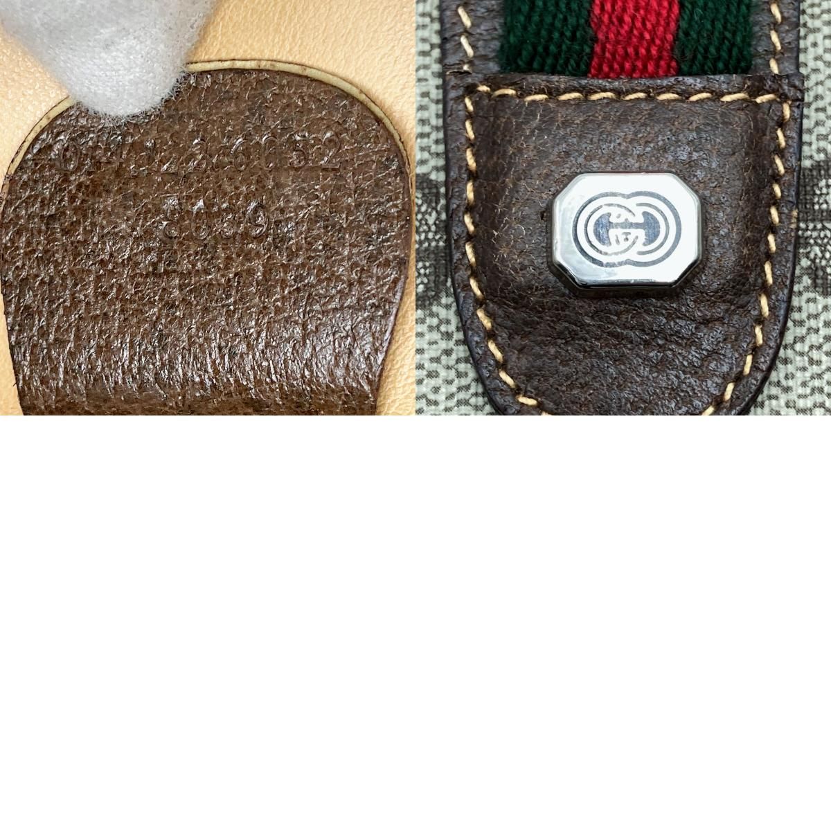 美品 GUCCI グッチ GG柄 オールドグッチ シェリーライン クラッチ