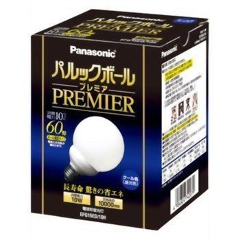 【-非常に良い】 パナソニック 電球型蛍光灯 パルックボールプレミア EFG15ED10H クール色