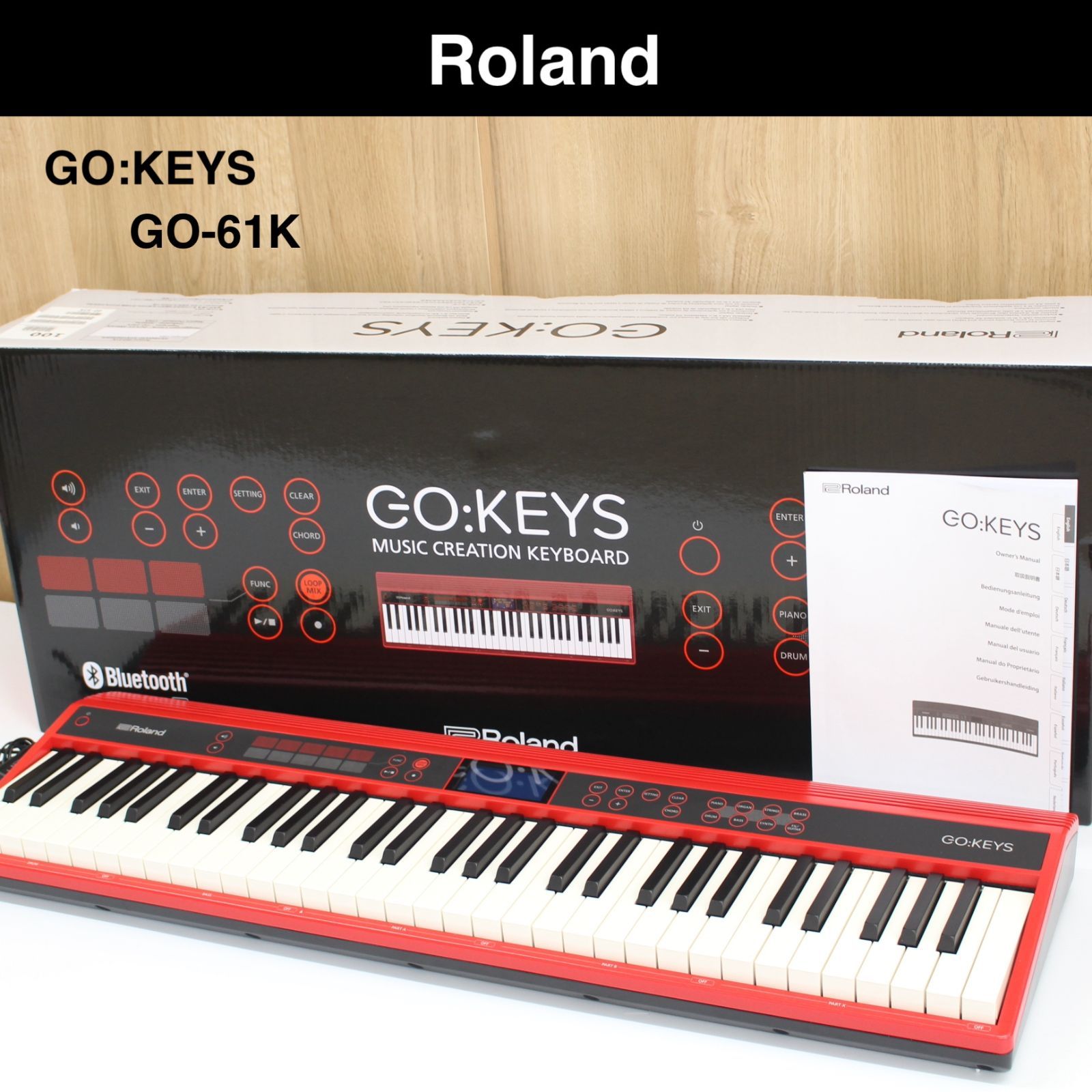 【ショップ情報確認】R-Off　メルカリ　A26】Roland　GO-61K　GO:KEYS　エントリーキーボード