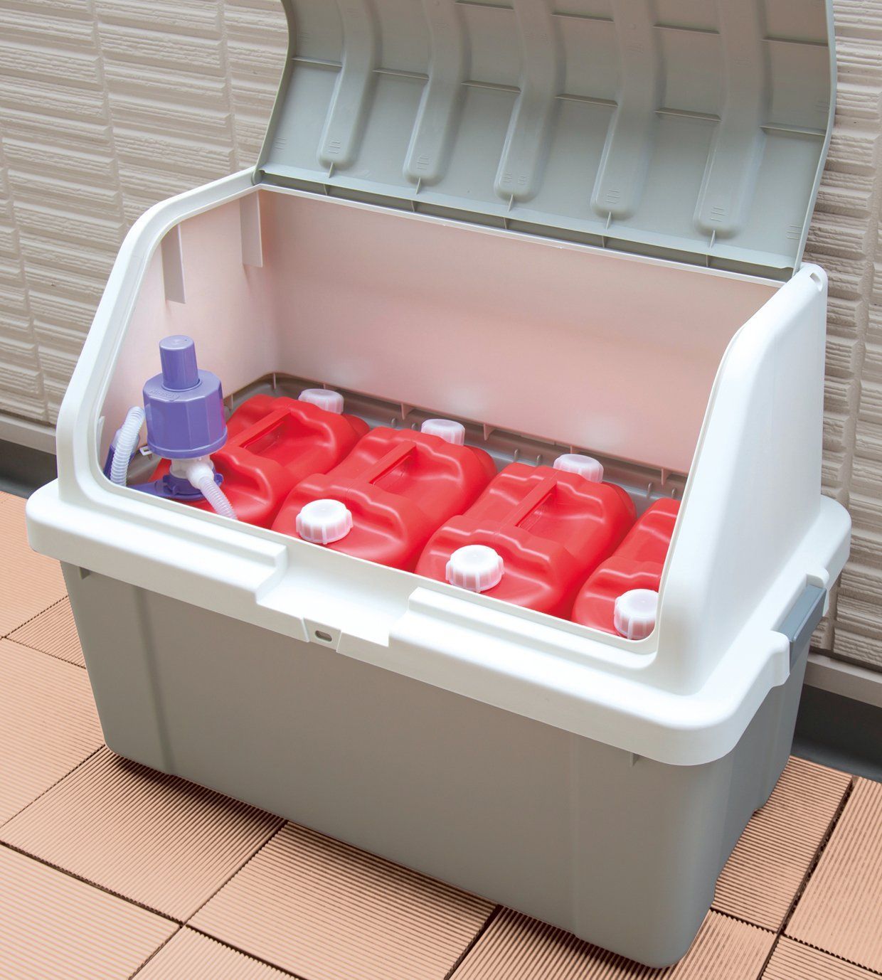 売り切れ ケース・ボックス・コンテナ 【数量限定】収納ボックス ライトグレー