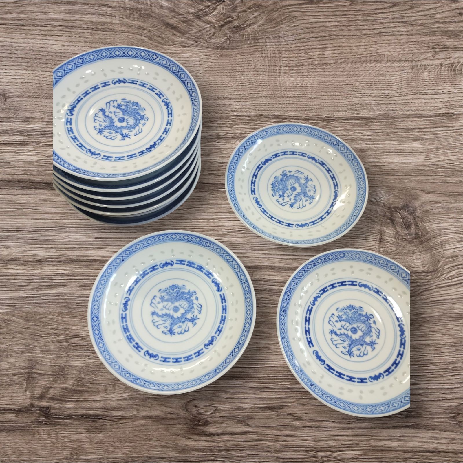 陶磁器 青龍模様 小皿 10皿 陶器 dd25G（T）17 - メルカリ