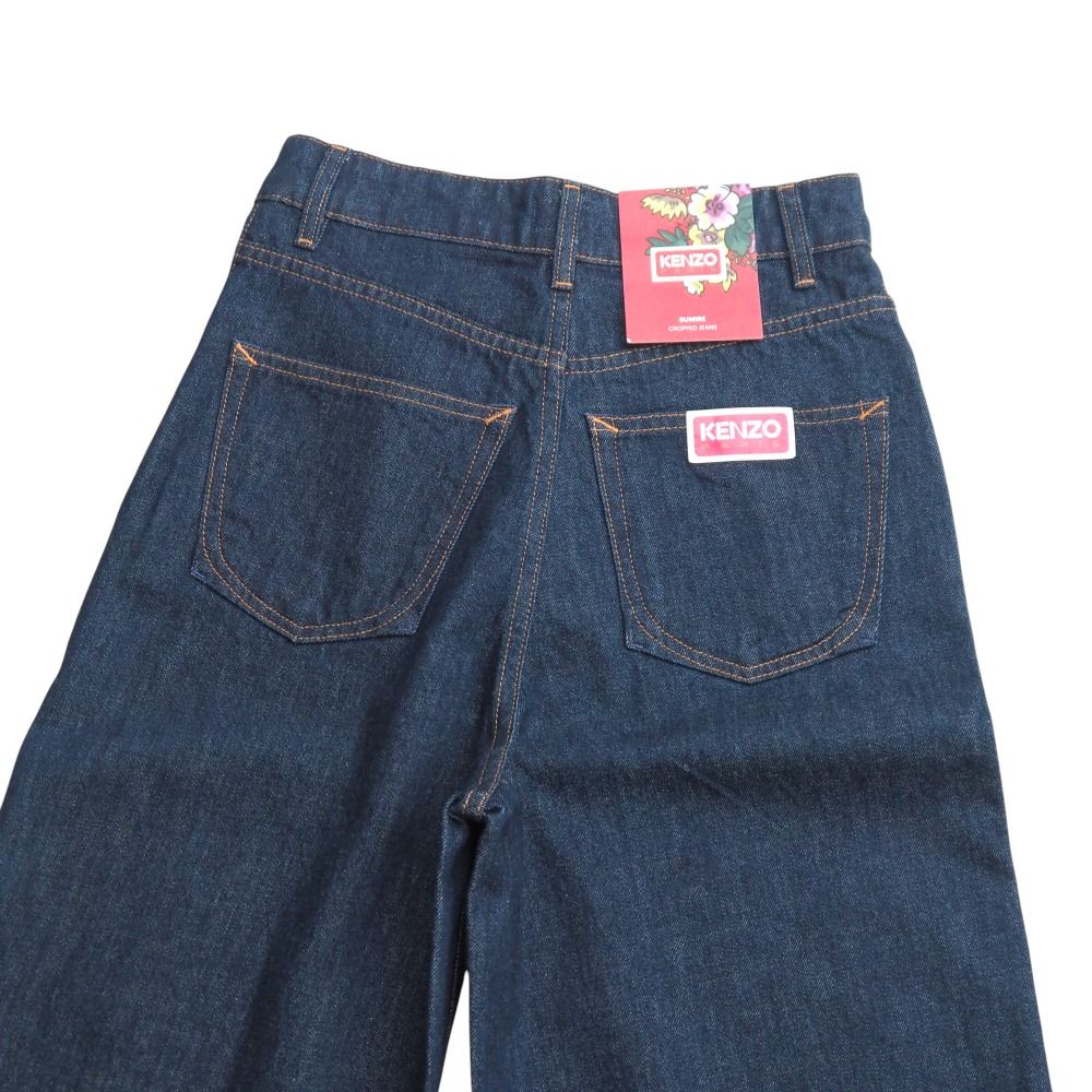 【関税&送料込】Kenzo Cropped Fit Jeans □未使用品□KENZO ケンゾー RINSE SUMIRE CROPPED FIT デニム