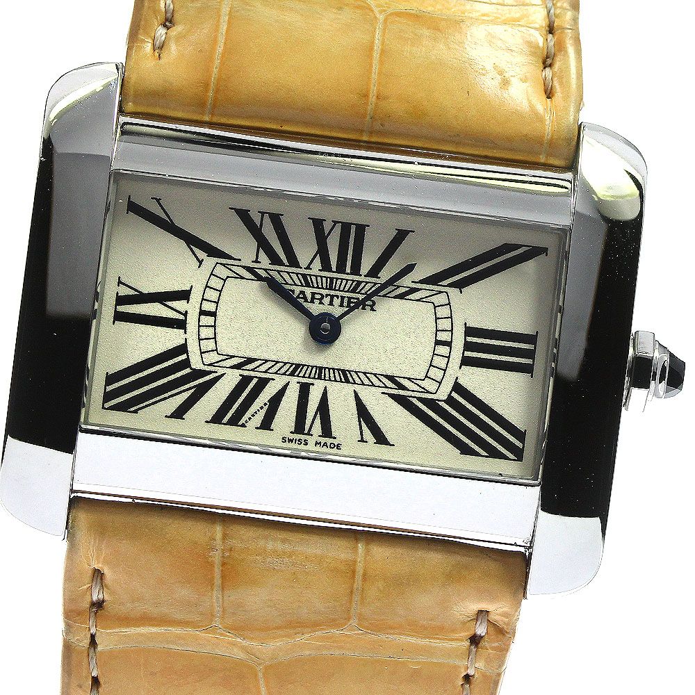 カルティエ CARTIER W6300655 タンクディバンLM クォーツ メンズ良品箱・保証書付き_748808 - メルカリ