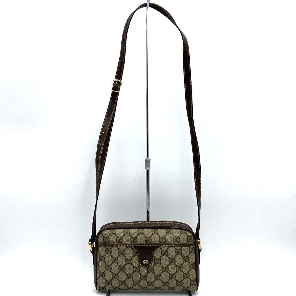 GUCCI グッチ オールドグッチ 001 58 ショルダーバッグ ブラウン 茶色