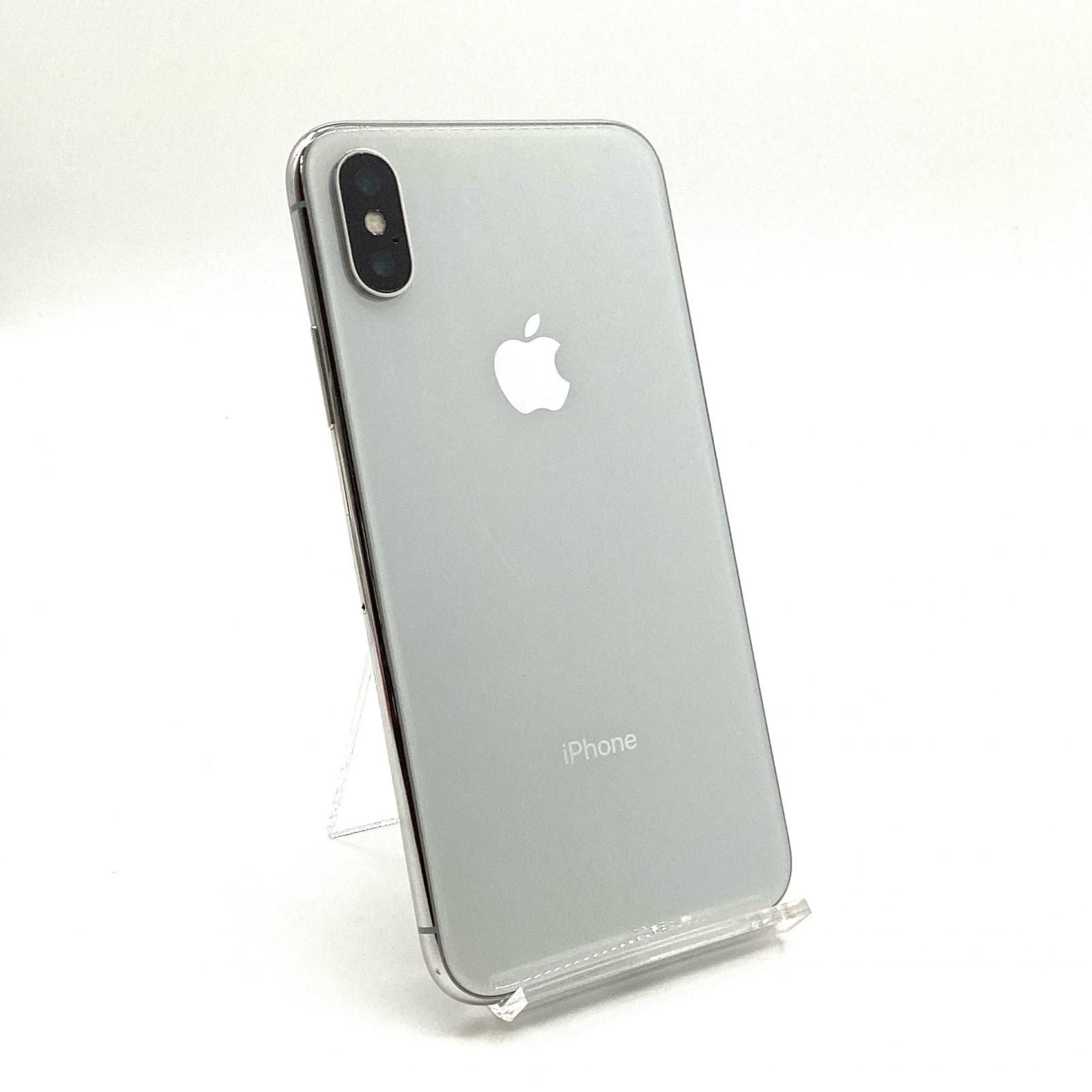 全額返金保証】【最速発送】Apple iPhone X 256GB シルバー docomo 動作確認済 80% 白ロム - メルカリ