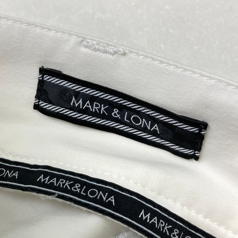 サイズ：XL MARK&amp;LONA マークアンドロナ  ロングパンツ  ホワイト系 [240101475067] ゴルフウェア メンズ ストスト MARK&LONA マークアンドロナ ロングパンツ ホワイト系 XL ゴルフ