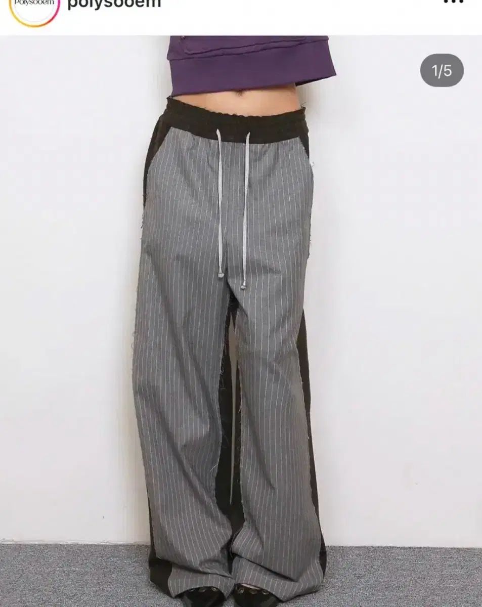 ポリシュエム FRONT STRIPE EFFORTLESS パンツ 1 サイズ