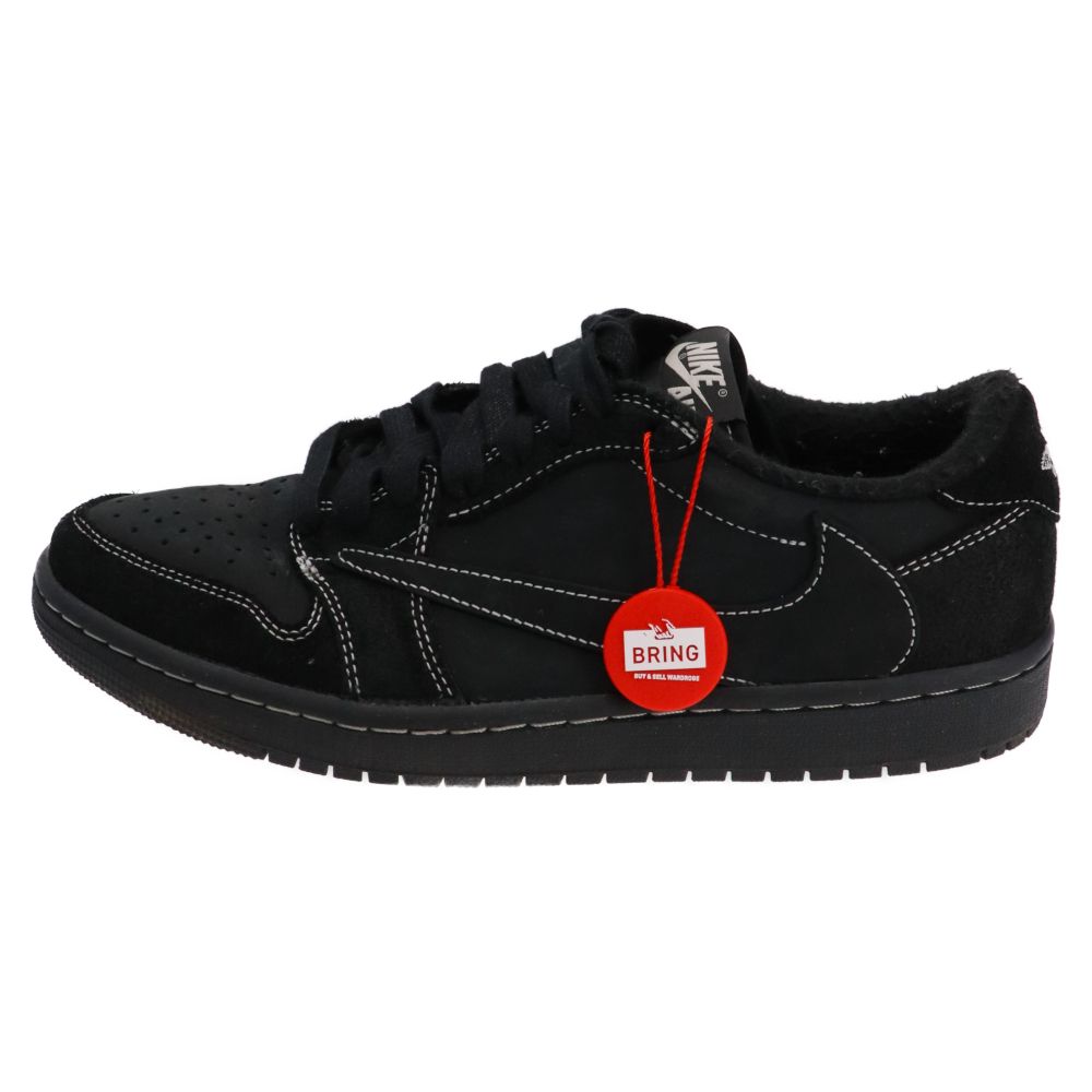 NIKE (ナイキ) ×TRAVIS SCOTT AIR JORDAN 1 LOW OG SP BLACK PHANTOM DM7866-001 トラヴィススコット  エアジョーダン1 ブラックファントム ローカットスニーカー US7.5/25.5cm - メルカリ