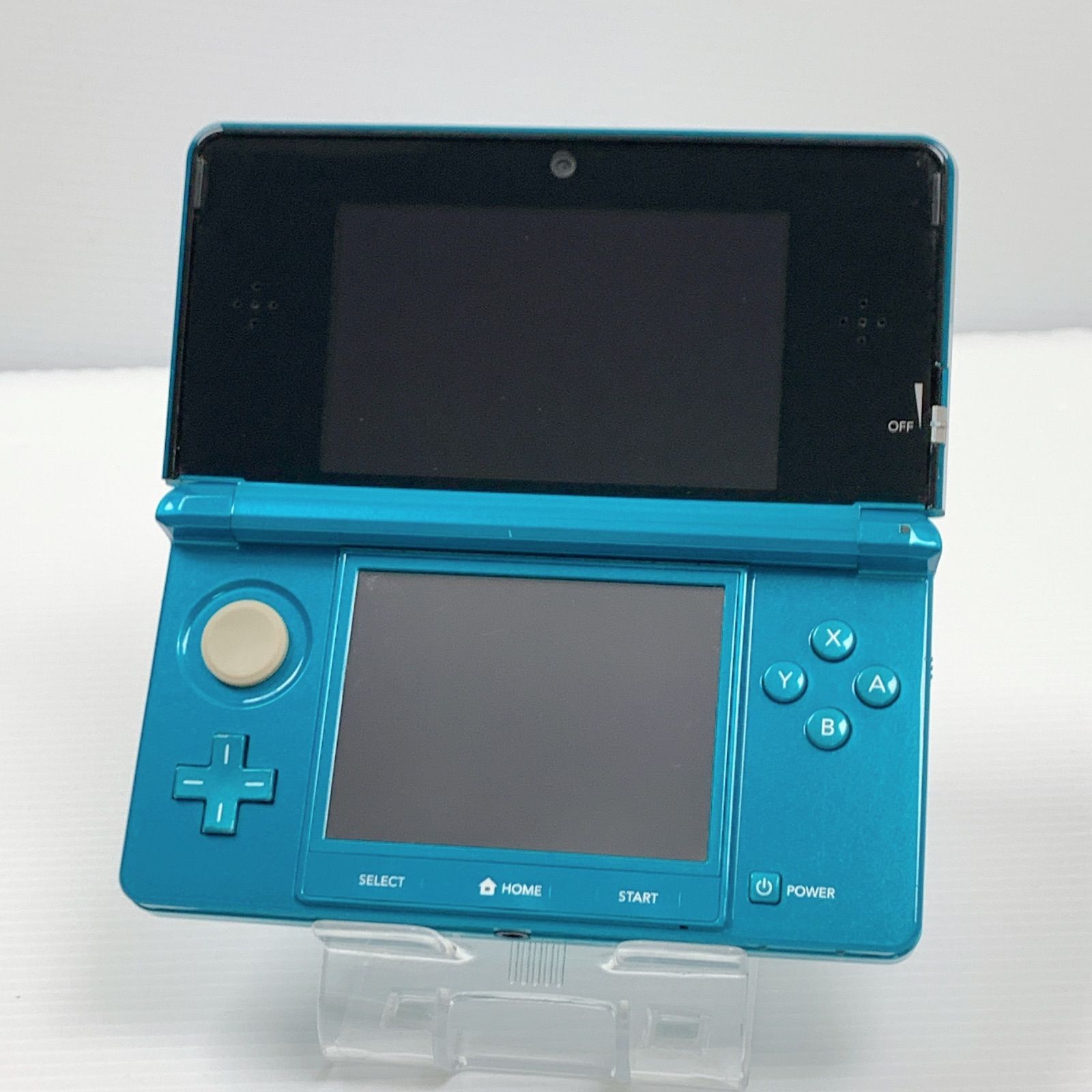 ニンテンドー 3DS アクアブルー 外装綺麗 遊べるセット 動作確認