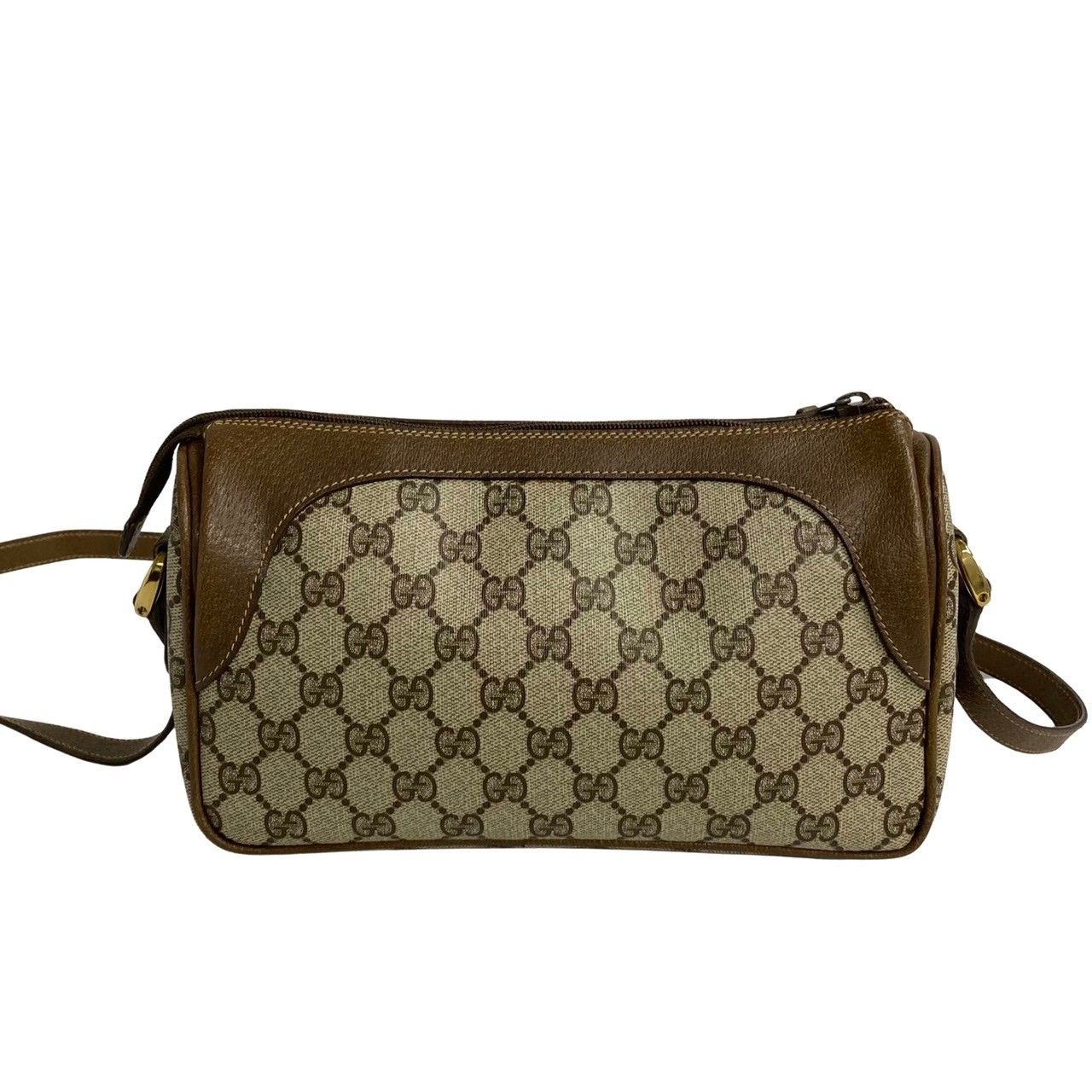 GUCCI グッチ オールドグッチヴィンテージGGロゴ 金具 レザーハンドバッグ ほぼ未使用 GUCCI グッチ オールドグッチ ヴィンテージ GG ロゴ