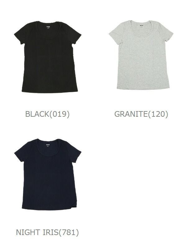 スリードッツ three dots コットン 半袖 ラウンドネック Tシャツ