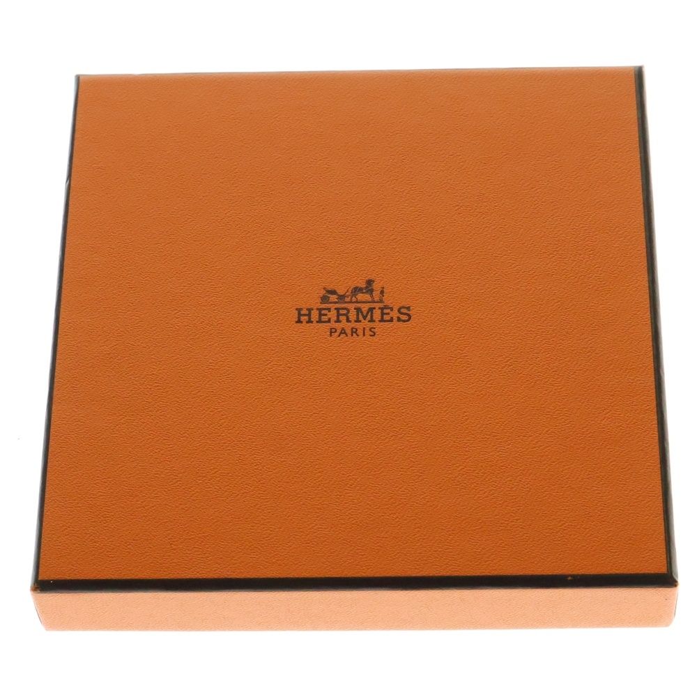  HERMES エルメス ハンカチ ロゴ刺繍 ライトブルー その他 その他