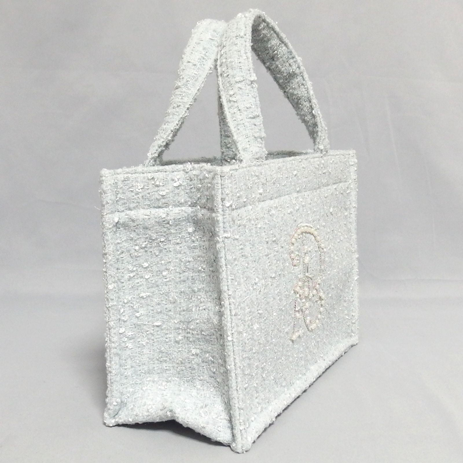 Darich DR ビジュー ミニ チェーン 2Way ショルダー ハンドバッグ SAX ライトブルー 水色 ダーリッチ WWW_SUPERTOOLSSHOP_NL