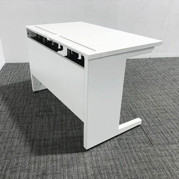 平デスク iS 引出し付 オフィスデスク コクヨ ホワイト