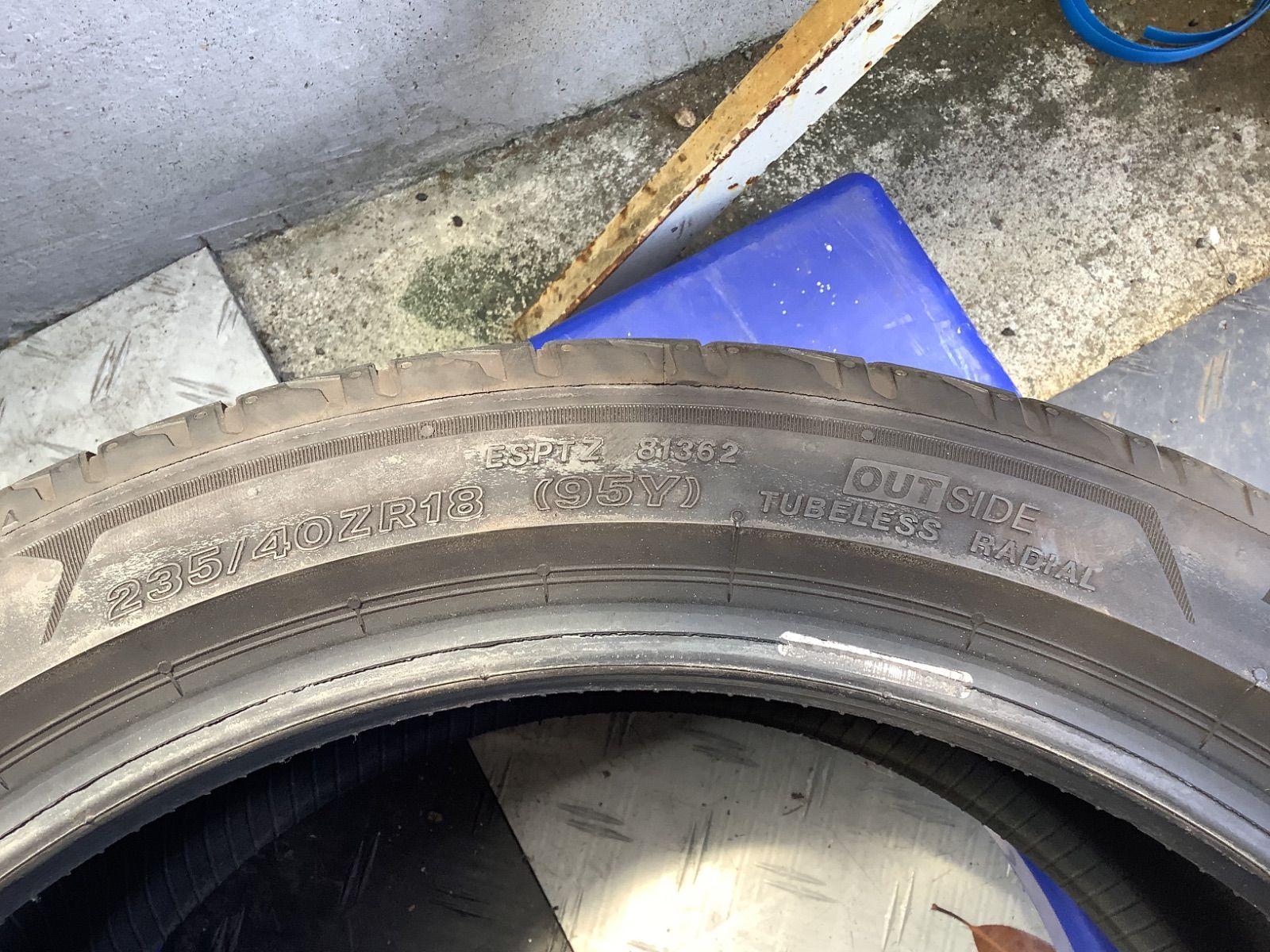 送料込み] 235/40R18 95Y 2023年製 BRIDGESTONE POTENZA SPORT