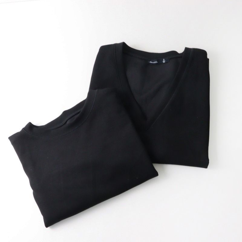 アズノウアズオオラカ リアルコラージュＴ ブラックsize 5 新品 tresorstore_2400014190854