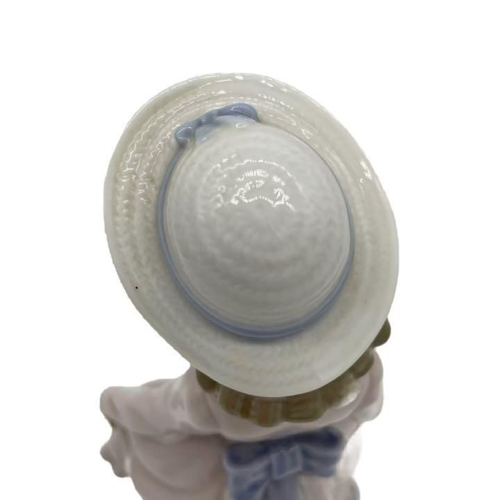 LLADRO リアドロ 置物 フィギュア 陶器 花 帽子 婦人 5027 【公式通販】