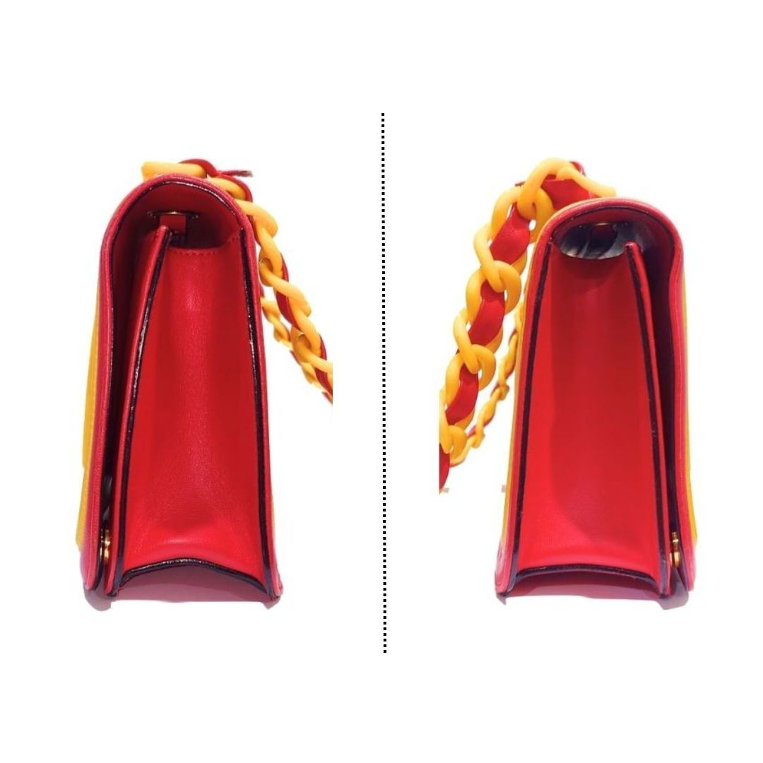 モスキーノ　MOSCHINO ボストンバッグ　レッド　ナイロン　レザー モスキーノ MOSCHINO ボストンバッグ レッド ナイロン レザー バッグ