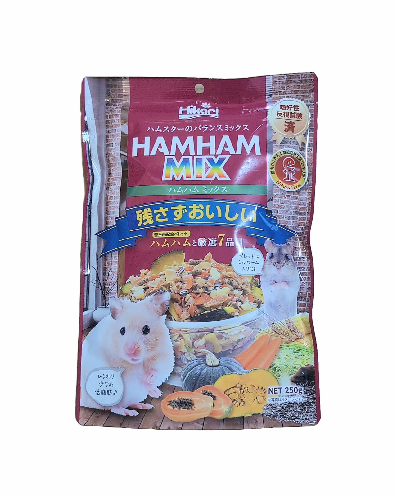 250g ハムハムMIX ハムスター エサ 餌 えさ - メルカリ