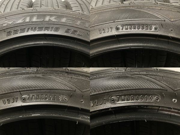 FALKEN ZIEX ZE914 225/45R18 18インチ 夏タイヤ 4本 バリ溝 マークX