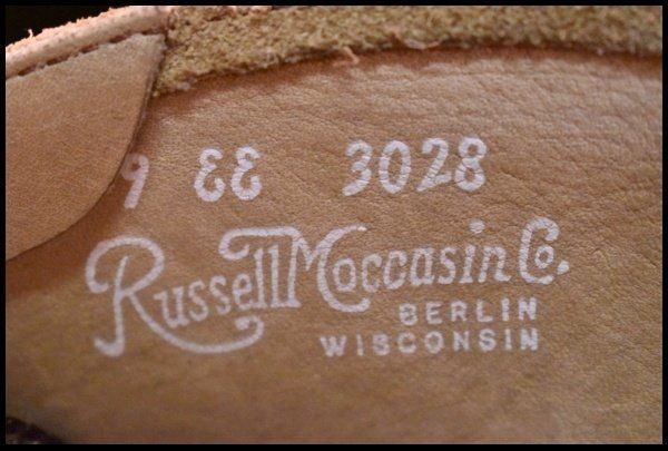 【9EE 良品】RUSSELL MOCCASIN ラッセルモカシン スポーティングクレーチャッカ ダブルモカシン ララミースエード 短靴 ブーツ HOPESMORE【EF328】