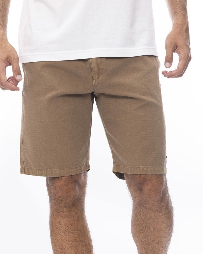 2024春夏 新品【BILLABONG/ビラボン】CANVAS LAYBACKS ウォークパンツ/ショートパンツ TAN メンズ BE011-609