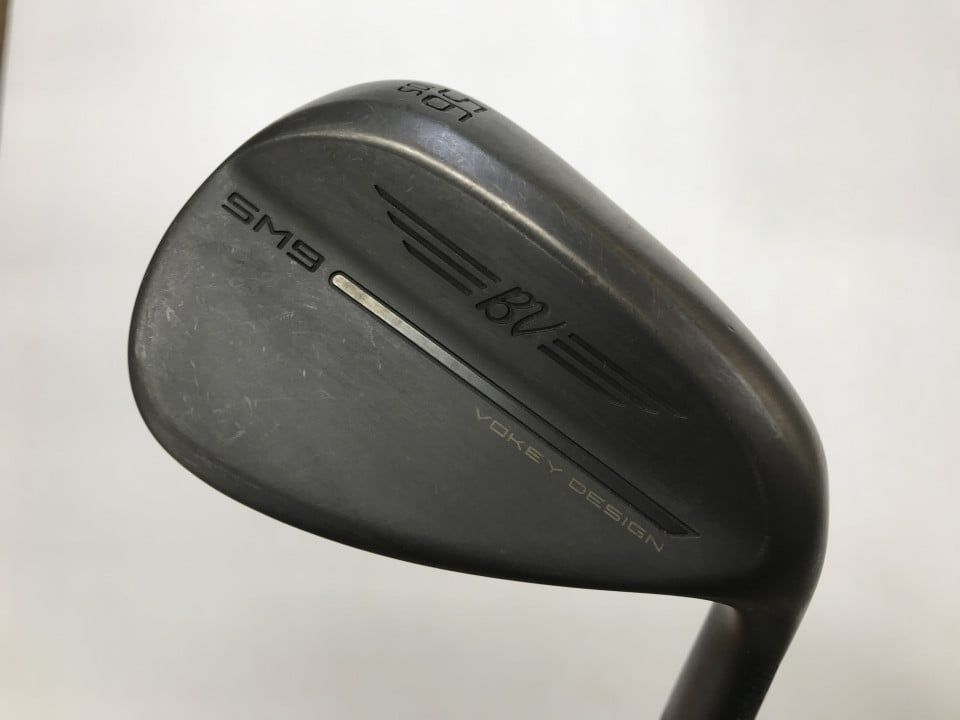 タイトリスト Vokey SM9 56度 ウェッジ　レフティ ブラック 即納】VOKEY SM9 JET BLACK | 56 | WEDGE | ダイナミックゴールド