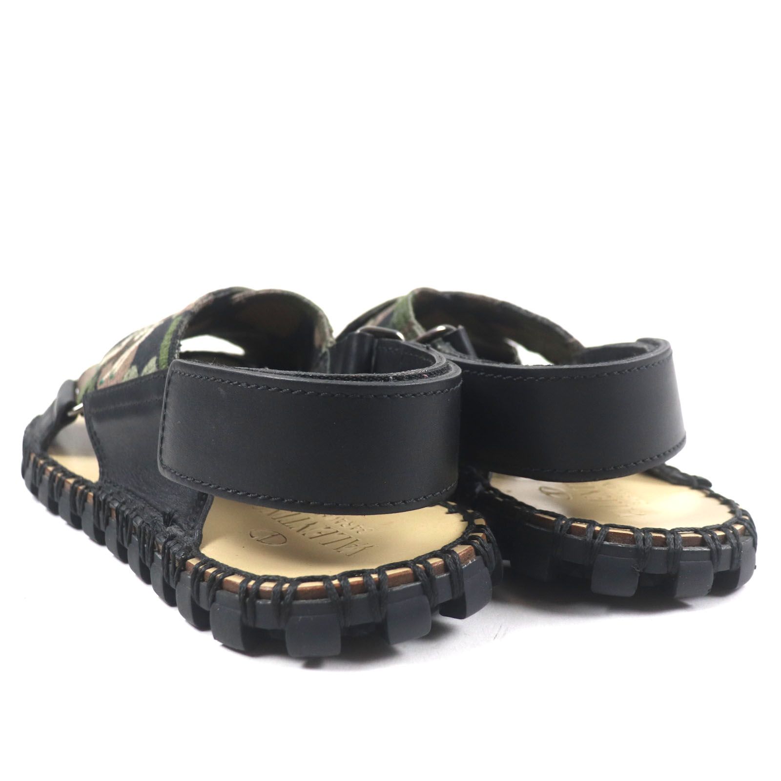 極美品▽VALENTINO ヴァレンティノ TK905 レザー キャンバス 龍刺繍