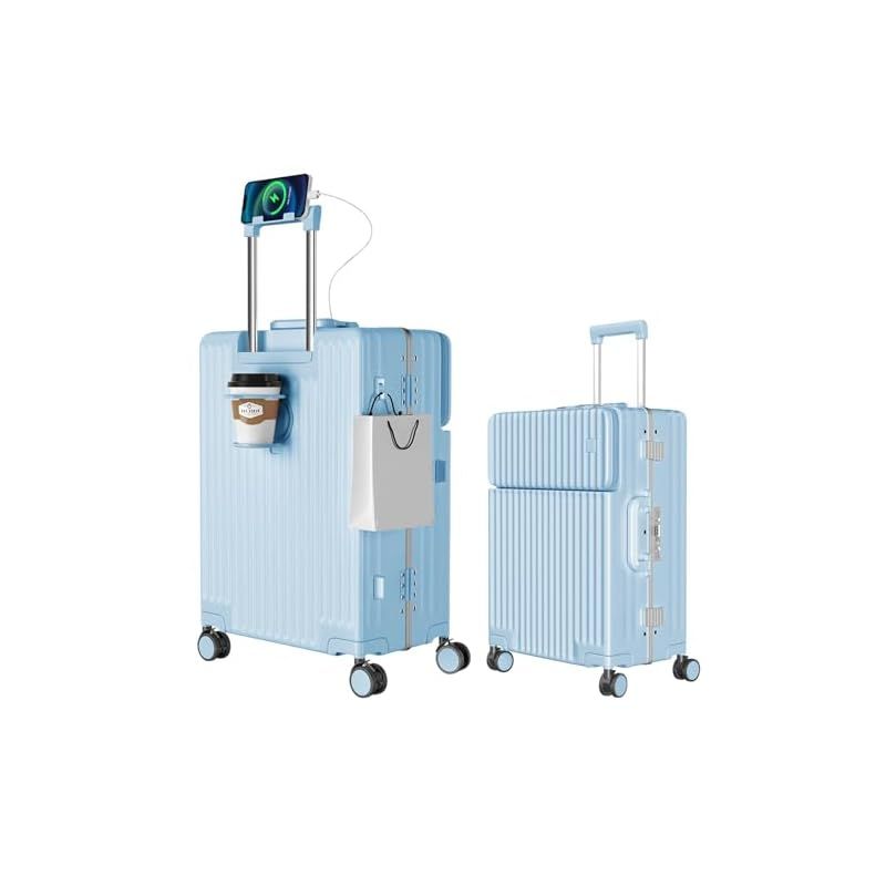 Uページ フロントオープン 拡張機能 スーツケース 機内持ち込み SSサイズ MAIMO