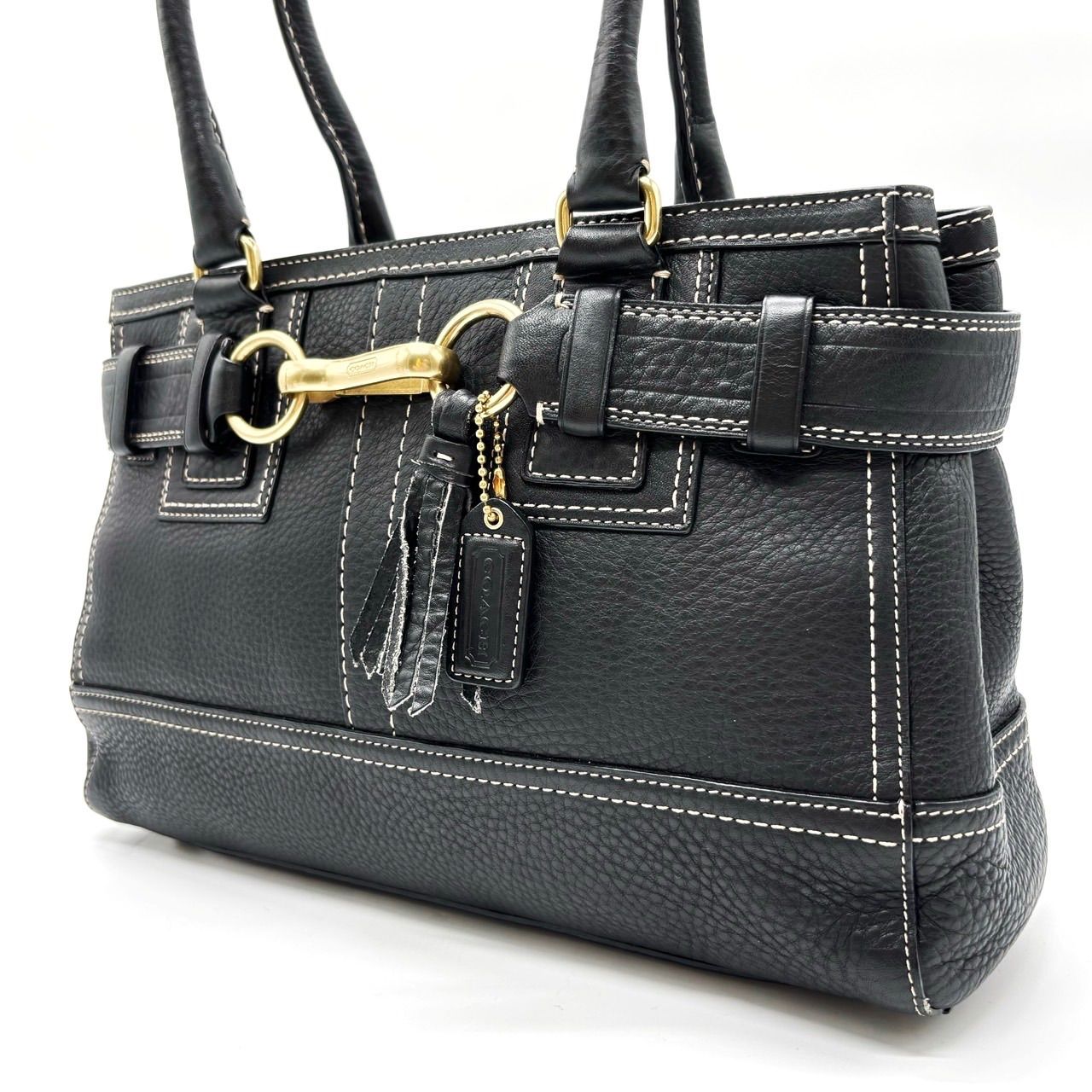 ✨美品✨ COACH コーチ トートバッグ ハンドバッグ ハンプトンズ