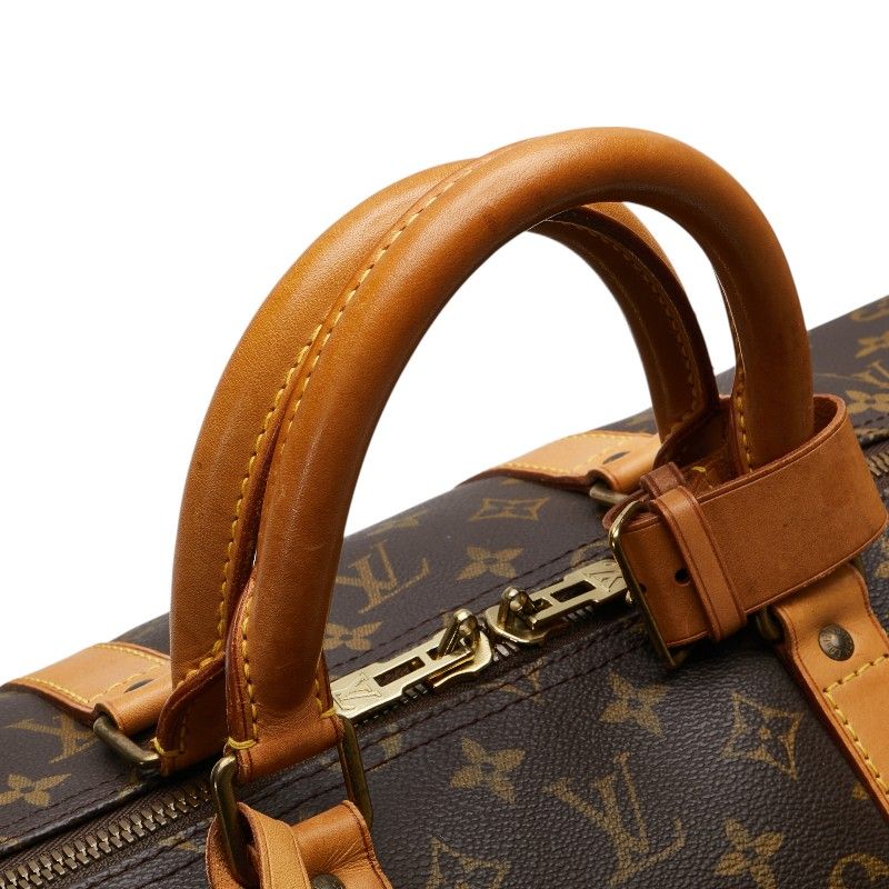 ルイヴィトン サックスプール55 モノグラム ボストンバッグ 本革