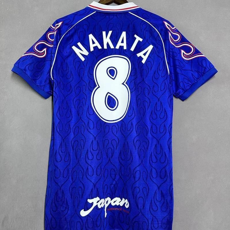 中田英寿 日本代表 98年 w杯 ユニフォーム 8番 炎