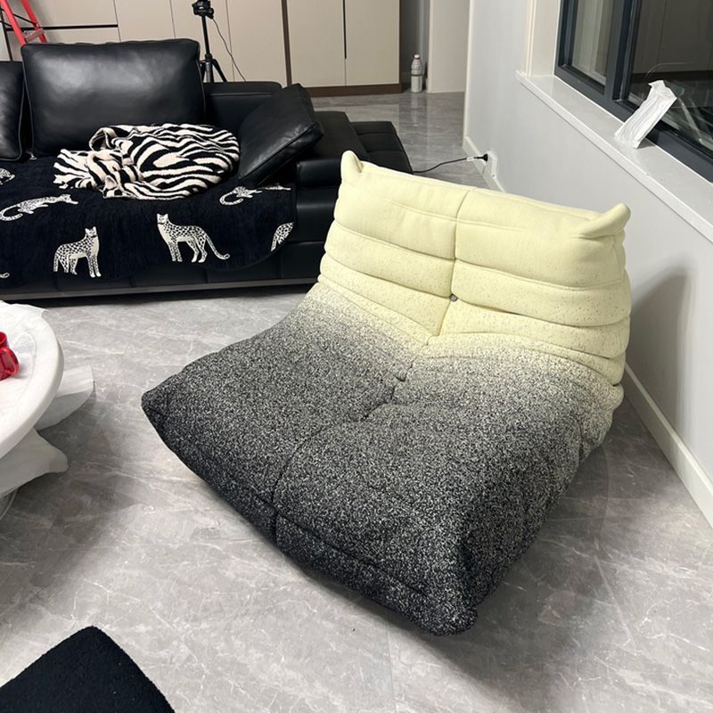 トーゴソファ オットマン付き 1人用 リプロダクト レザー 黒