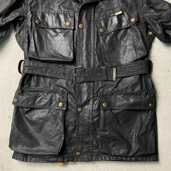 70～80年代 英国製 Belstaff TRIALMASTER Professional ベルスタッフ トライアルマスタープロフェッショナル オイルドジャケット  メンズM相当 - メルカリ