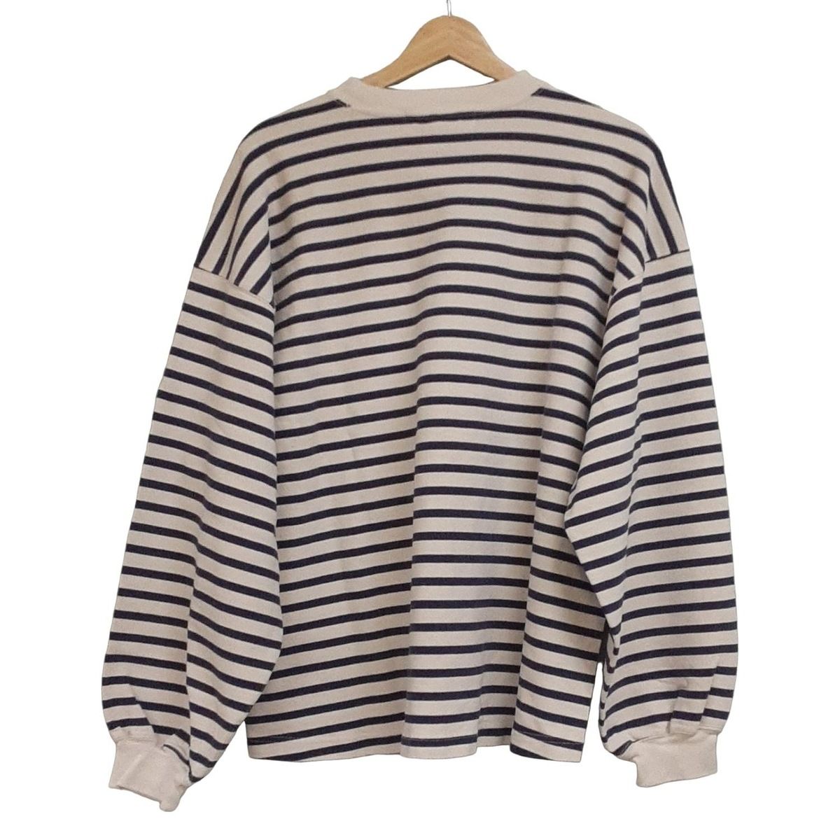 WTAPS JAM/LS/COTTON ボーダー ロンTパープル L W)taps（ロング ・ T