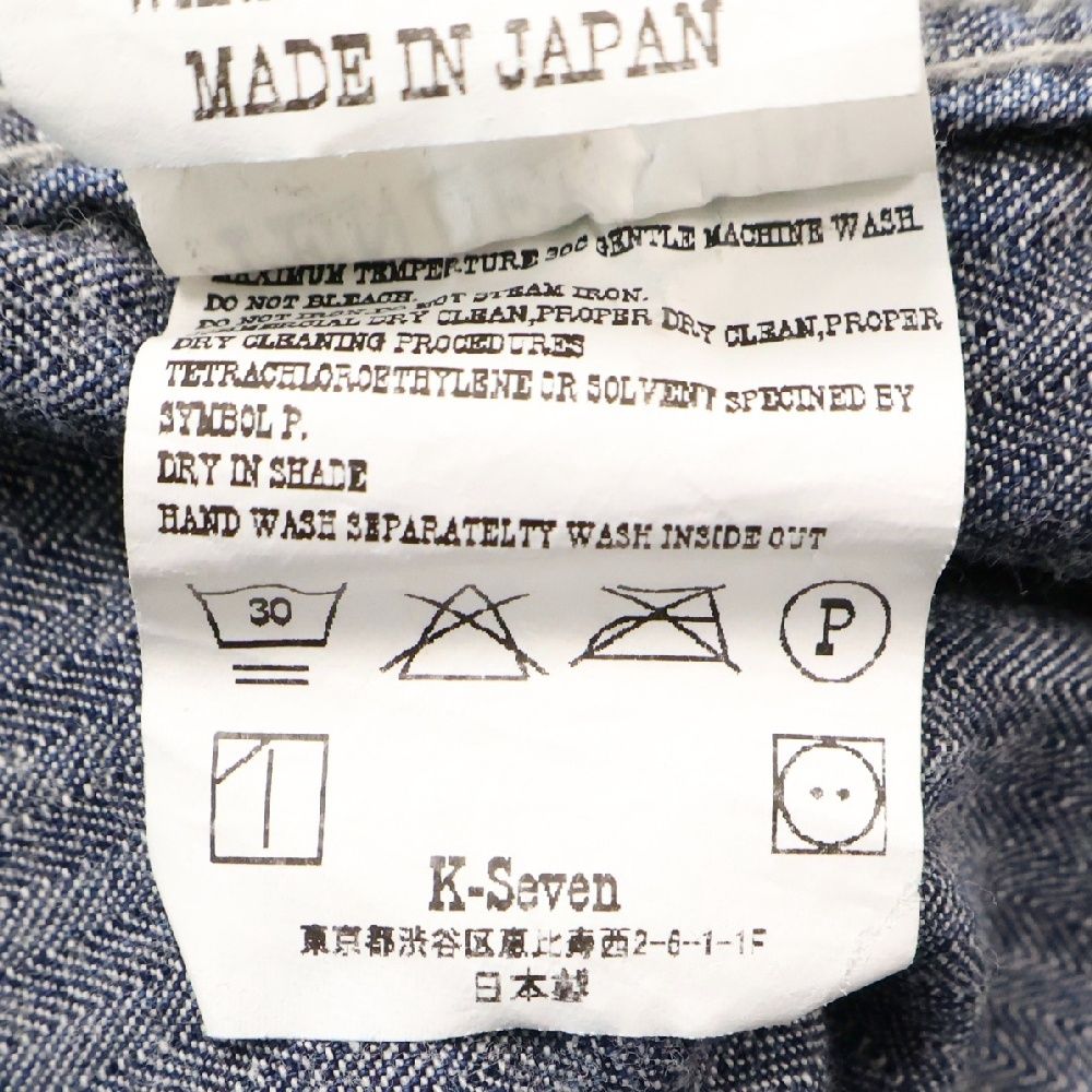 TENDERLOIN (テンダーロイン) 22SS DENIM HB SHT SNAP BUTTON ロゴエン
