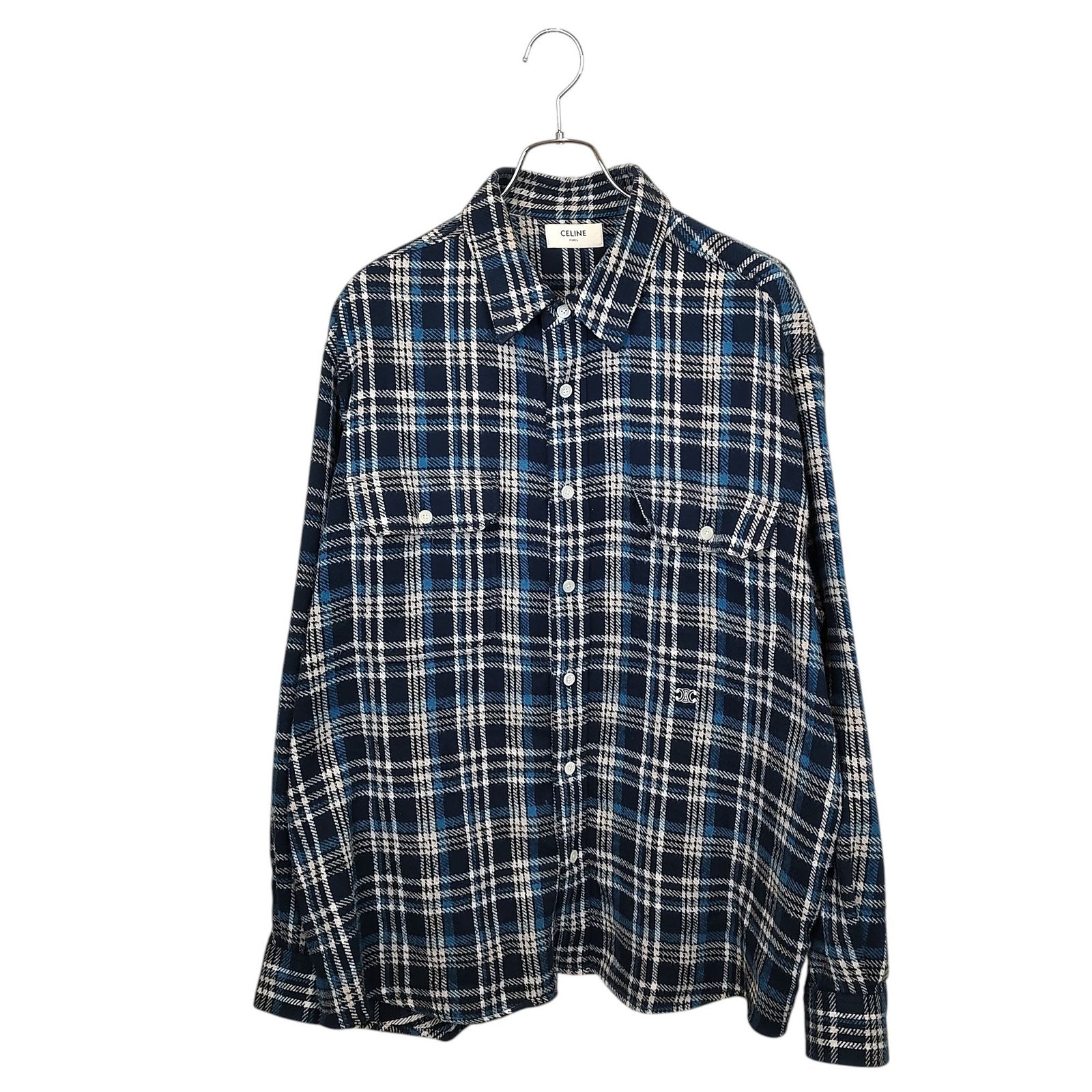 CELINE セリーヌ 24AW ランバージャック ルーズ チェック 長袖