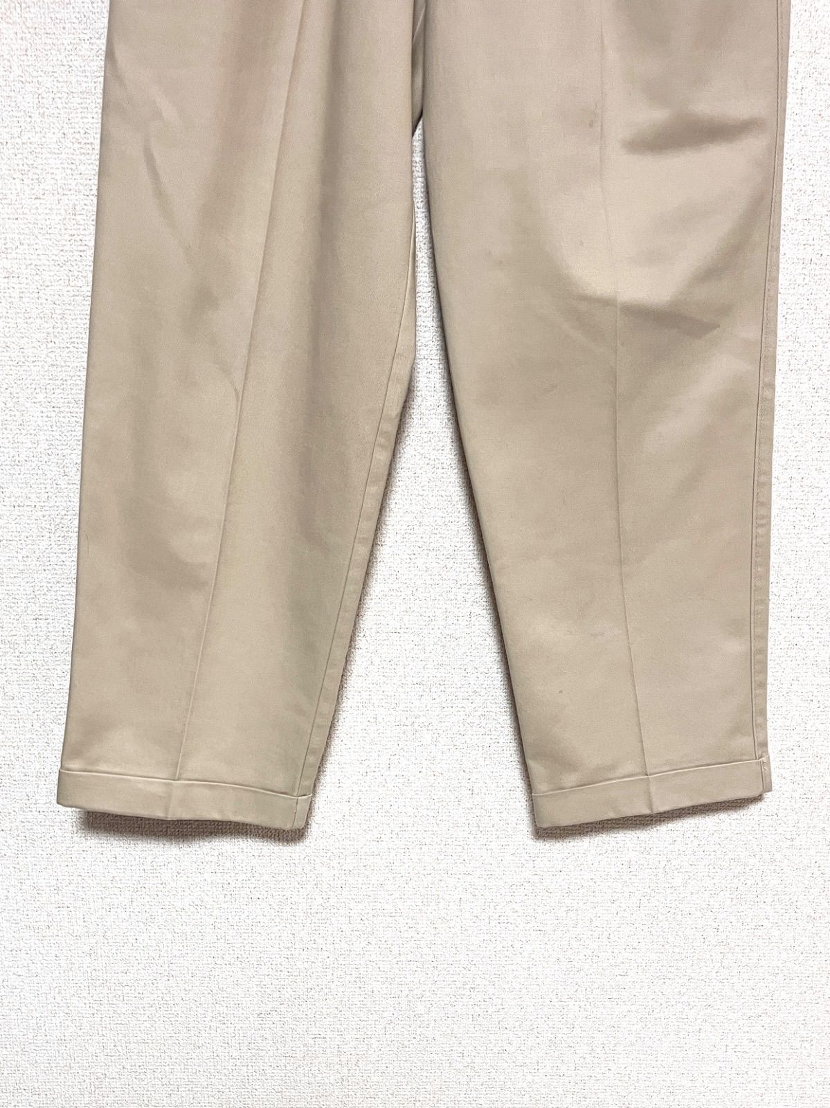 USA製 90s DOCKERS 2タック チノ パンツ W33×L30 90's Levi's Dockers 2tuck Chino Pants W33 90年代 リーバイス