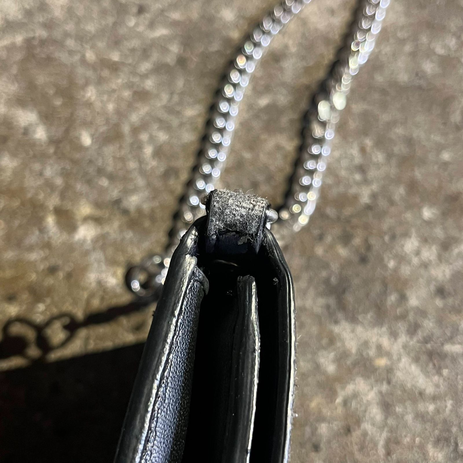 MM6 Maison Margiela チェーンウォレット 財布 ロゴプリント