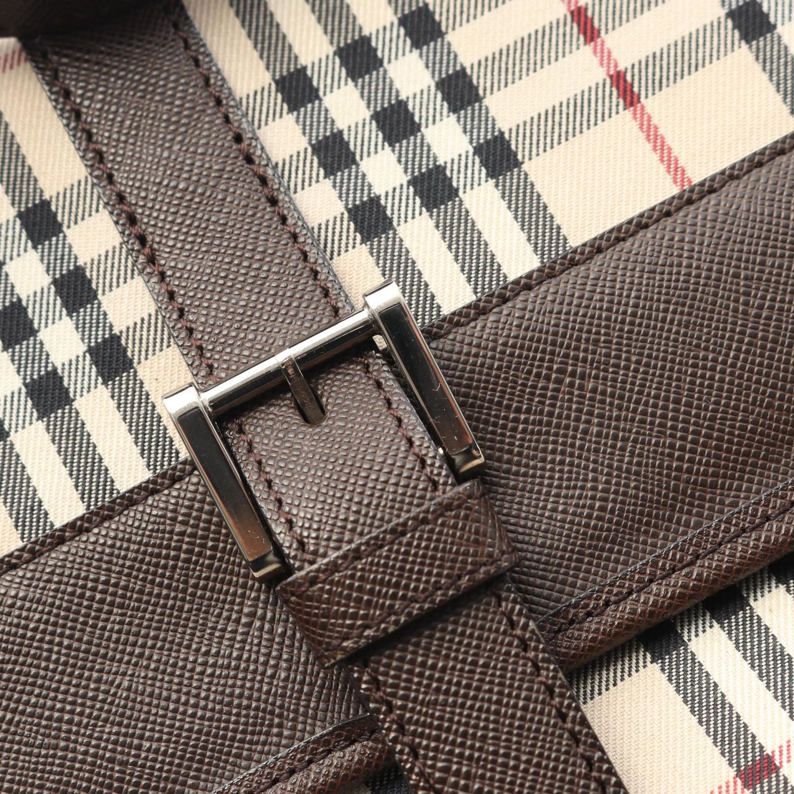 バーバリー BURBERRY ショルダーバッグ ノバチェック ブラウン 