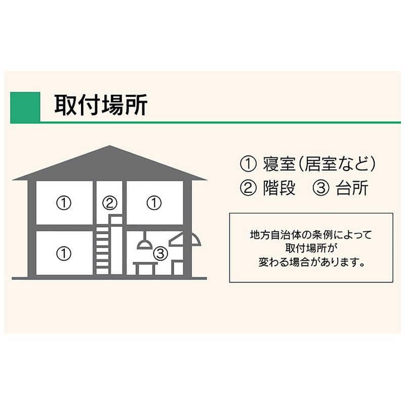 新品 未使用 未開梱】能美防災 住宅用火災警報器 単独型 90ミリ