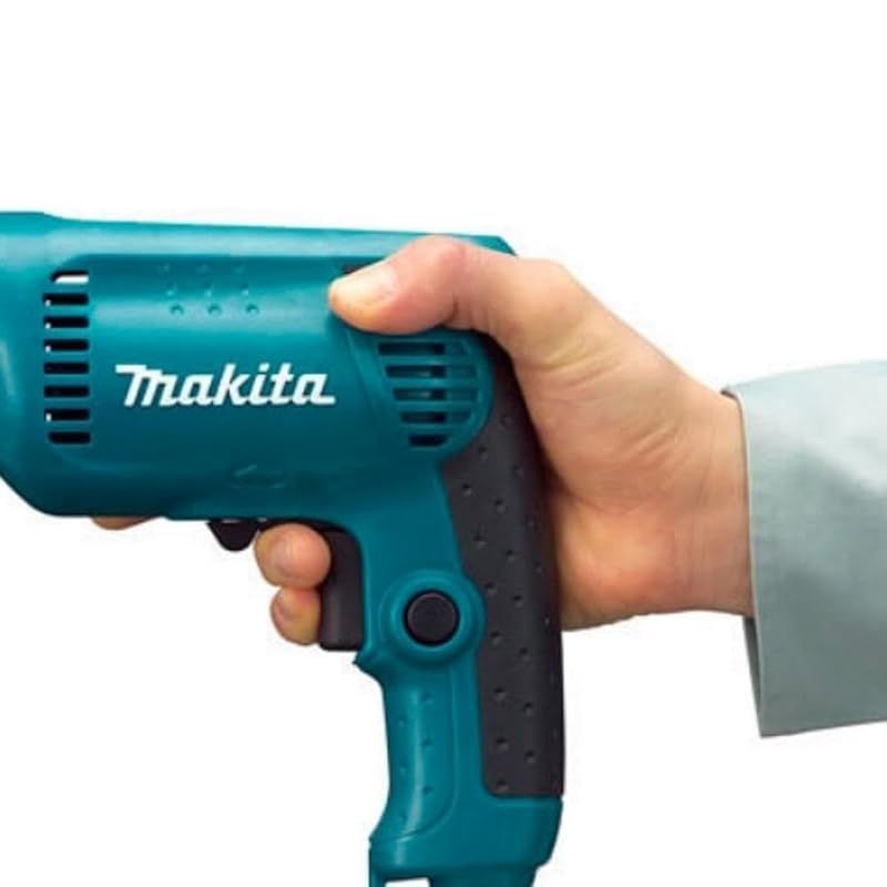 使用わずか マキタ Makita 無段変速ドリル 鉄工10mm 木工25mm 6412 金属 金工 0