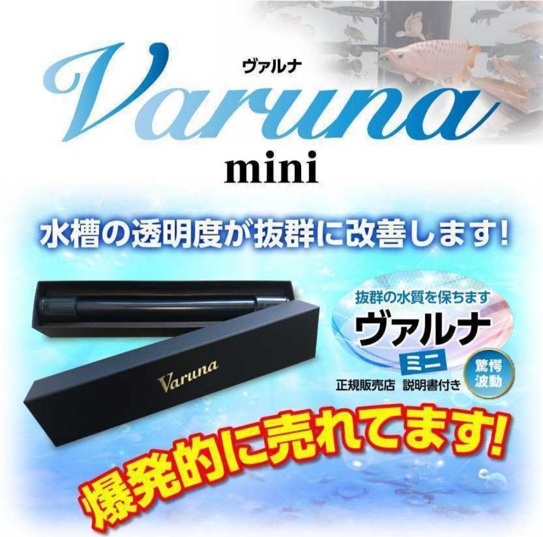 今、話題のヴァルナ☆水替え不要でクリアな水質を保ちます！有害物質も
