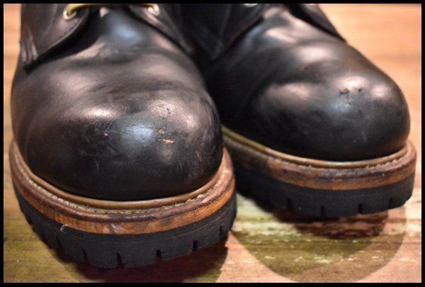 8.5E 良品 PT91刺繍】レッドウィング 2218 ロガー 黒 ブラック